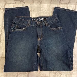 Childrens Place Boot Cut Jeans with Adjustable Waist Size 10